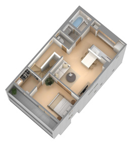 賃貸住宅間取りイメージ③