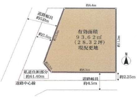土地平面図